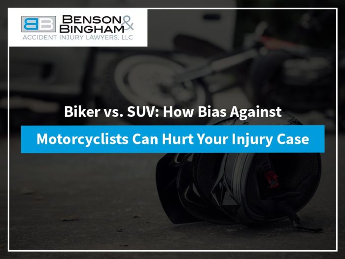 Biker vs. SUV: How Bias Against Motorcyclists Hurts Your Case