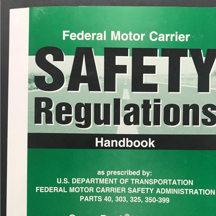 Federal Motor Carrier Safety Regulations - Management Edition - South ...
