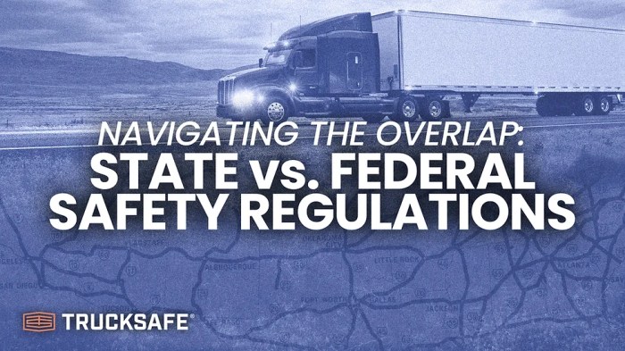 Navigating the Overlap: Federal vs. State Motor Carrier Safety Regulations