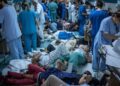 Healthcare Workers Battle Overcrowding in Emergency Rooms Stock ...