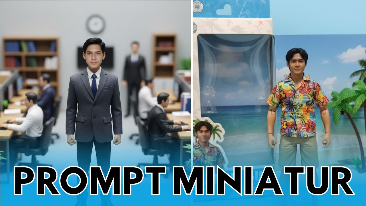 Prompt Gemini AI Miniatur