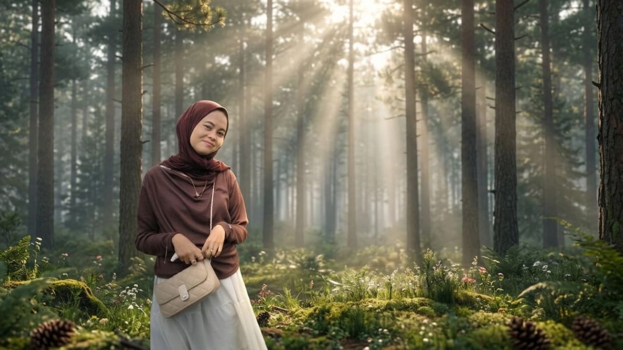 Prompt Gemini AI Edit Latar Belakang Tema Alam